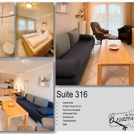 酒店 Europa Residenz 巴特法兴格